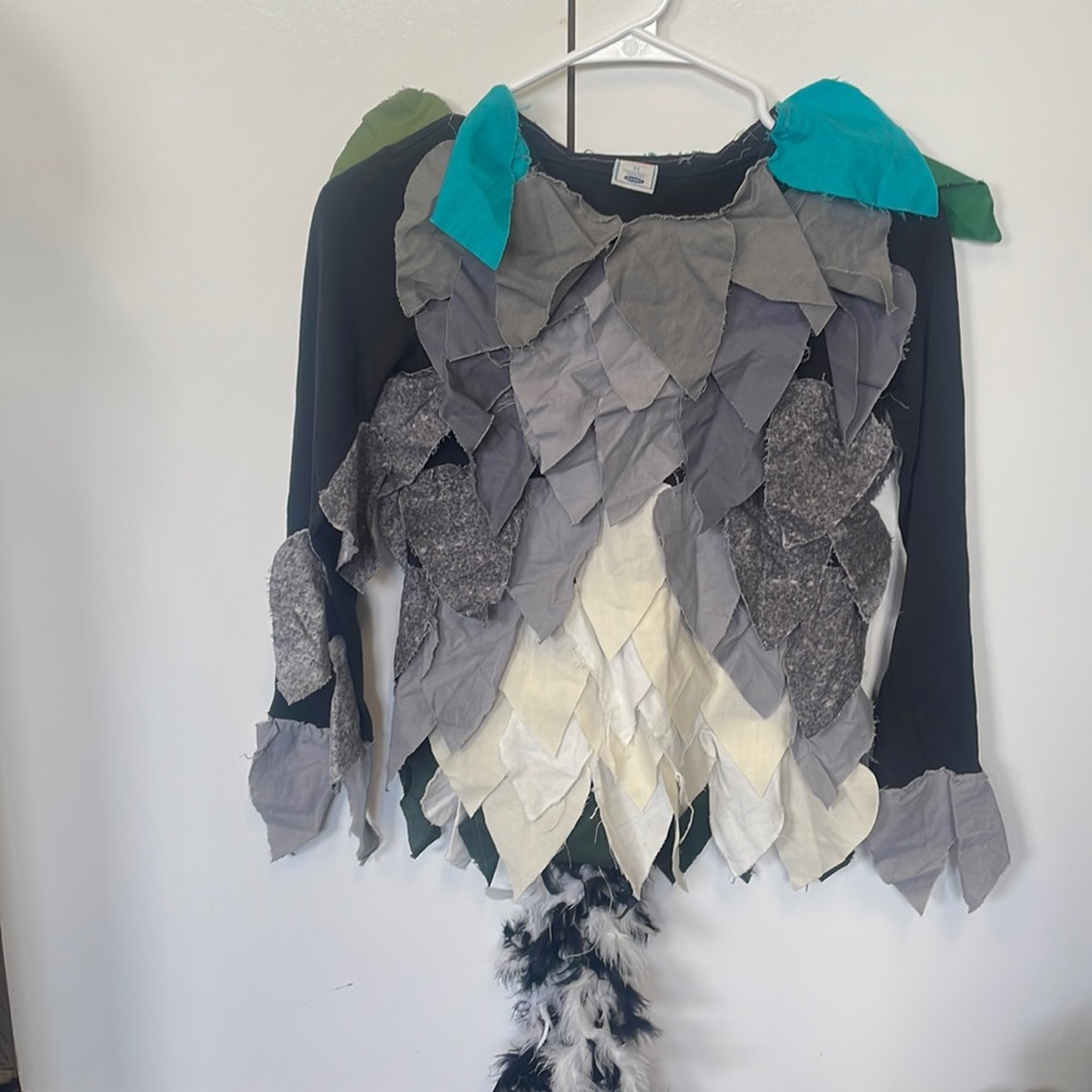Handmade bird costume – theater, dance, Halloween - jungle book or lion king